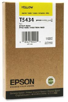 К-ж (C13T543400) EPSON для Stylus Pro 7600/9600/4000/4400 (yellow)