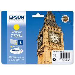 К-ж (C13T70344010) EPSON WP 4000/4500 Series Ink L Cartridge Yellow 0.8k К-ж (C13T70344010) EPSON WP 4000/4500 Series Ink L Cartridge Yellow 0.8k