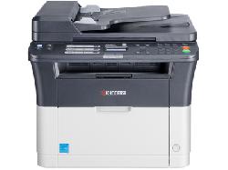 МФУ (cp/pr/col.sc) Kyocera FS1025, ч/б, ADF, LAN