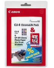 Комплект Canon CLI-8 C/M/Y для iP3300/3500/4200/4300/4500/5200/5300/5200R/6600D/6700D MP500/510/520/530/600/600R/610/800/810/800R/830/970 MX700/850 iX4000/5000 Pro9000/9000MarkII