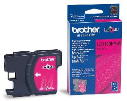 К-ж струйный Brother LC1100HYM для DCP6690CW Magenta (o) 750 стр. (повыш. емкости)