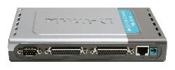 Принт сервер D-Link <DP-300U> Fast E-net Print Server (2LPT, 1UTP, 10/100Mbps)